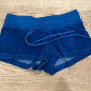 Kids Low Rise Royal Blue Terry Short